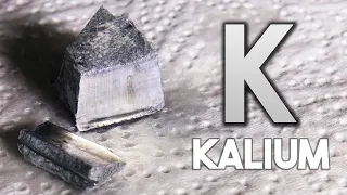 Kalium ist ein hochreaktives Metall auf der Erde!