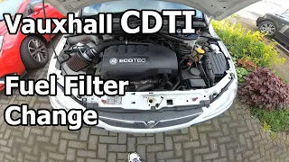 How To Replace Fuel Filter - Vauxhall Corsa / Combo CDTI