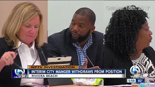Interim Riviera Beach City Manager James Poag withdraws before taking office