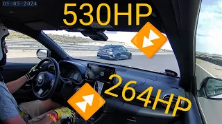 Can I catch a 530bhp Audi RS3 with a stock power GR Yaris? Andalucia Circuit 2:17.9