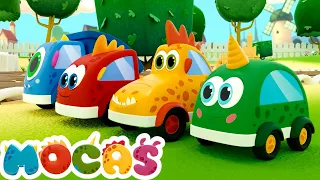 The Ants Go Marching One By One song for kids & more nursery rhymes for babies with Mocas cars.