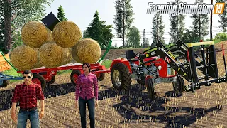 🔥 Zwożenie Słomy na Farmę 🦹‍♀️👨🏼‍🌾 Rolnicy z Miasta 😍 Farming Simulator 19 🚜