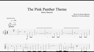 The Pink Panther Theme (Short) - Henry Mancini - Guitar Tab - Playthrough & Backing Track