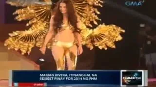 SAKSI: Marian Rivera, itinanghal na Sexiest Pinay for 2014 ng FHM