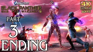 Marvel's AVENGERS - Black Panther Story ENDING Walkthrough PART 3 (PS5) @ 4K 60ᶠᵖˢ ✔