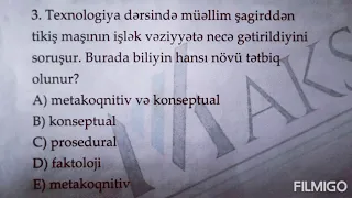 Biliyin növlərinə aid çalışmaların həlli-1.#Kurikulum.#Müəlliməm!,Təlimçi-Həsənova Rəna#muellimem