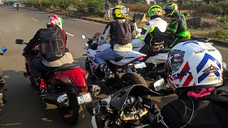 Mumbai To Daman On Hayabusa | Team Mumbai Brotherhood Riders | Season Opening Ride 2021 | Part 1 |