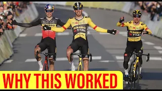 How Jumbo Visma WON w/ 3 RIDERS | Paris Nice Stage 1 2022 Beyond the Coverage