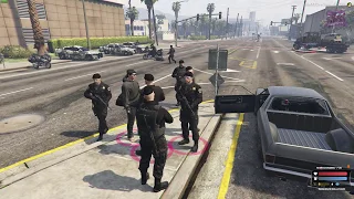 GTA V VIDA REAL - COMBOIO DA POLICIA AVISTA LATROCINIO E PEGA OS SUSPEITOS NO FLAGRANTE!