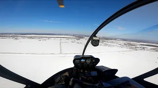 Run On Landings and takeoffs in a Robinson R44 Helicopter