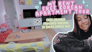 rent free korean apartment tour | english hagwon teacher provided housing in seoul