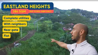 Antipolo Lot Feature: P13,500/sqm flat lot in phase 1 of Eastland Heights. Great price!