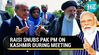 Iran Embarrasses Pak: Raisi Ignores Sharif's Bid To Secure Support On Kashmir | Watch