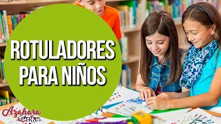 🧒 🖌️ ROTULADORES de LETTERING para NIÑOS: ¿Cuáles son los MEJORES?