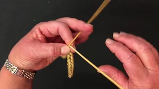 Straw Work Techniques: Two Straw Plait