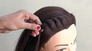 Easy Twist Hairstyle For Party || Party Hairstyle For Open Hair