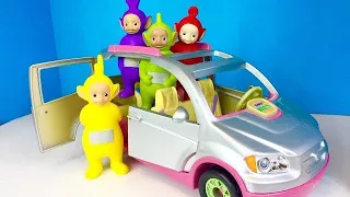 TELETUBBIES Toys WASH Fisher Price Musical Van Car SUV!