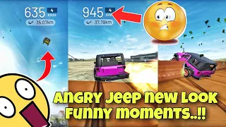 Angry jeep new look🤯||Funny moments 😂||Extreme car driving simulator||