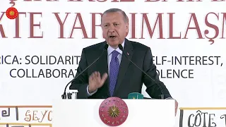 Cumhurbaşkanı Erdoğan, Afrika Ülkeleri Müslüman Dini Liderler Zirvesi’nde konuşuyor