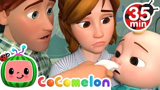 Sick Song + More Nursery Rhymes & Kids Songs - CoComelon