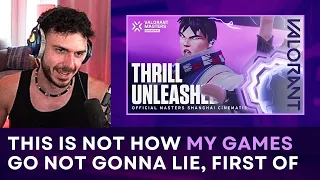 Tarik Reacts To "Thrill Unleashed // VALORANT Masters Shanghai Cinematic"