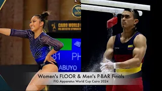 Women's FLOOR and Men's VAULT Finals : FIG Apparatus World Cup Cairo 2024 : Re-watch with Rxn