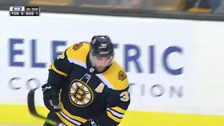 Patrice Bergeron Goal vs TOR 02-03-18