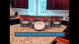 Updated Recessed lights to LED in my kitchen | easy DIY