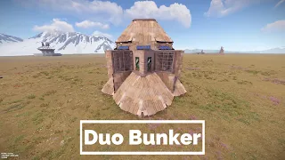 Лучший Дуо Бункер в Раст (Гайд)/Duo Bunker Base Design in Rust 2024 (Guide) "Ghost Thunder Duo".