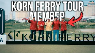 I earned Korn Ferry Tour Status