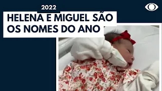 Helena e Miguel são os nomes mais escolhidos em 2022