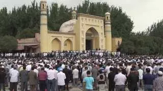 Vivre la fin du Ramadan, la rupture du jeûne, à Kachgar (Chine occidentale) (version courte)