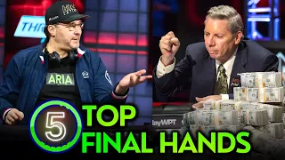 Top 5 Poker Hands That Won MILLIONS Of Dollars