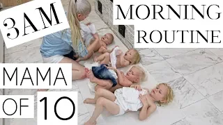 MY MORNING ROUTINE with 10 CHILDREN ( PART 2/3 )