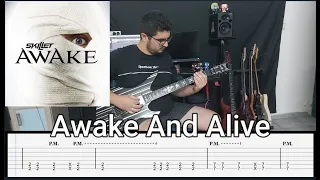 Skillet  | Awake And Alive | Guitar Cover + Tabs