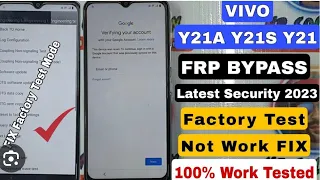Vivo Y21A ||Y21T ||Y21 Frp Bypass new trick 2023