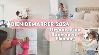 BIEN DÉMARRER 2024 | Remise à zéro ~ Organisation ~ Rangement ~ Planning ~ Minimalisme