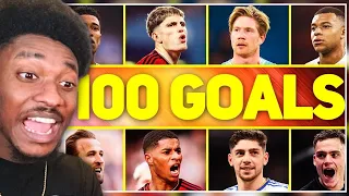 REACTING TO THE 100 BEST GOALS OF THE 2023/2024 Season! 🔥