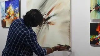 Abstract Painting / Live demonstration / Real time
