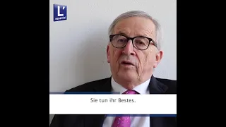 Jean-Claude Juncker zu Gast bei «L'essentiel»