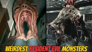 Top 10 WEIRDEST Monsters In Resident Evil!