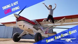 Hot GIRL in a KitFox!!! (First Time Flyer) - Taking Them Flying Series