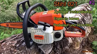 #2 Stihl Motorsäge Kolbenfresser Zylinder aufarbeiten honen Stihl 021 #STIHL #WoodBoss