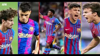 Ansu Fati, Pedri, Yusuf Demir, Riqui Puig, Alex Collado, FC Barcelona Future players