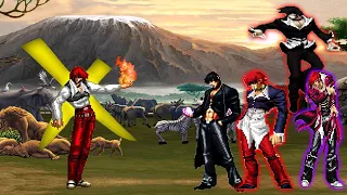 [KOF Mugen] | True Iori X Vs Iori Yagami Team