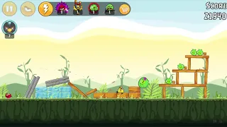 Angry Birds Classic - Poached Eggs Episode - Level 2-1 Walk through with out any booster