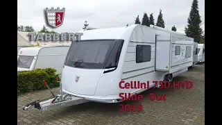 Tabbert Cellini 750 HTD 2,5 Slide-Out najnowszy model 2019