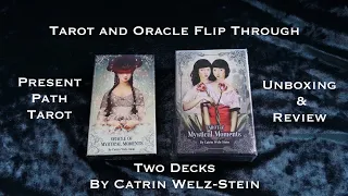 Mystical Moments | 2 Deck Reviews Tarot & Oracle | HD Unboxing Flip Through