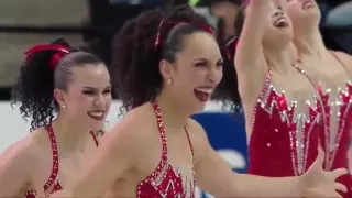 2015 World Synchro Champs SP Team Canada 2