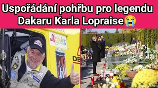 Cause of Death, Funeral Arrangements of Karla|Uspořádání pohřbu pro legendu Dakaru Karla Lopraise|